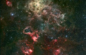 Mounted image 030: Portrait of a dramatic stellar nursery