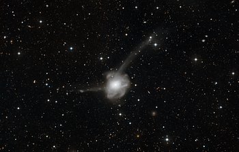 Mounted image 120: Atoms-for-Peace: a galactic collision in action