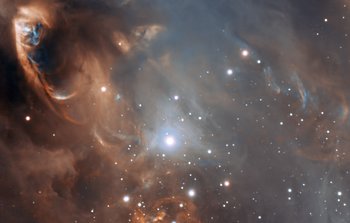 Mounted image 177: Close-up of the drama of star formation