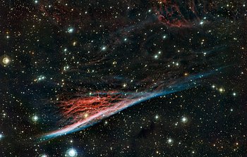 Mounted image 160: The Pencil Nebula