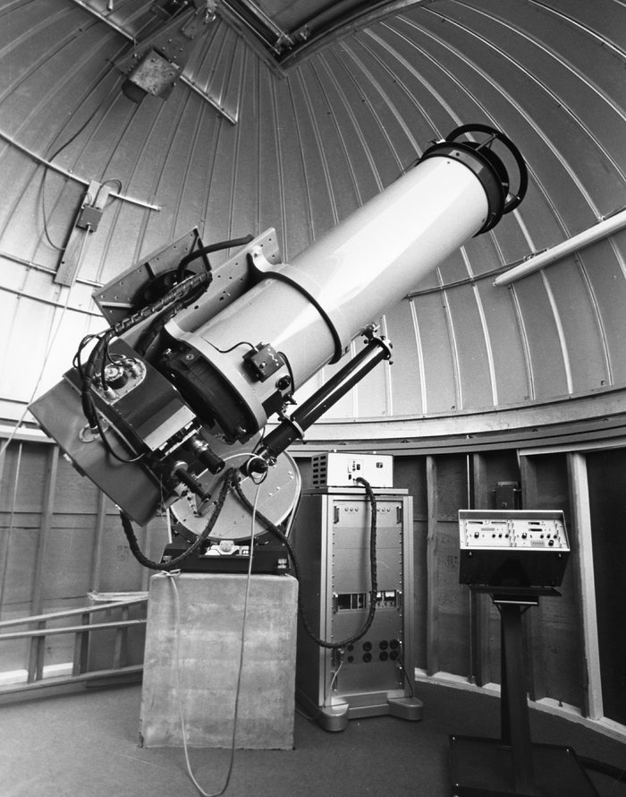 The Swiss 0.4-metre telescope in 1976