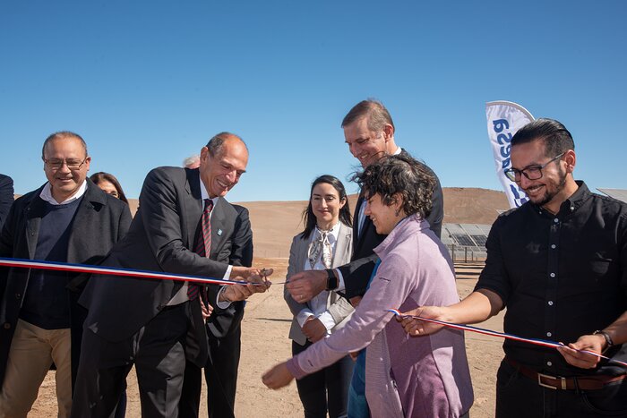 Inauguración de la planta solar Paranal-Armazones