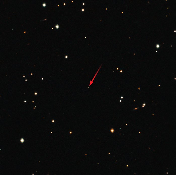 Imagem GROND da explosão de raios gama GRB 151027B