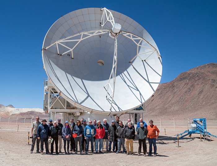 APEX med besökare vid teleskopets 10-årsfirande