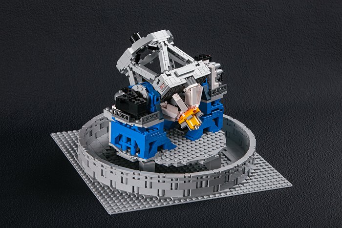 Het LEGO® VLT-model is volledig beweegbaar