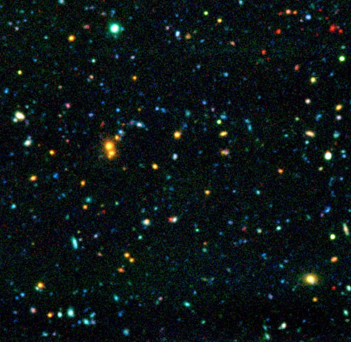 Distant galaxies in 