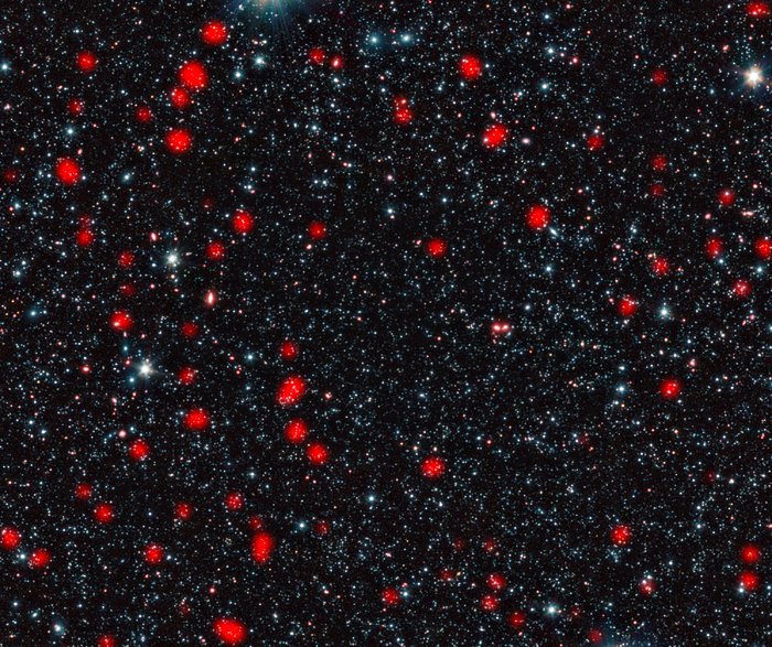 Ferne sternbildende Galaxien im frühen Universum