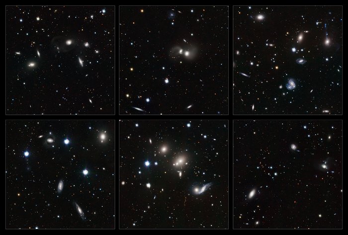Highlights of the VST image of the Hercules galaxy cluster