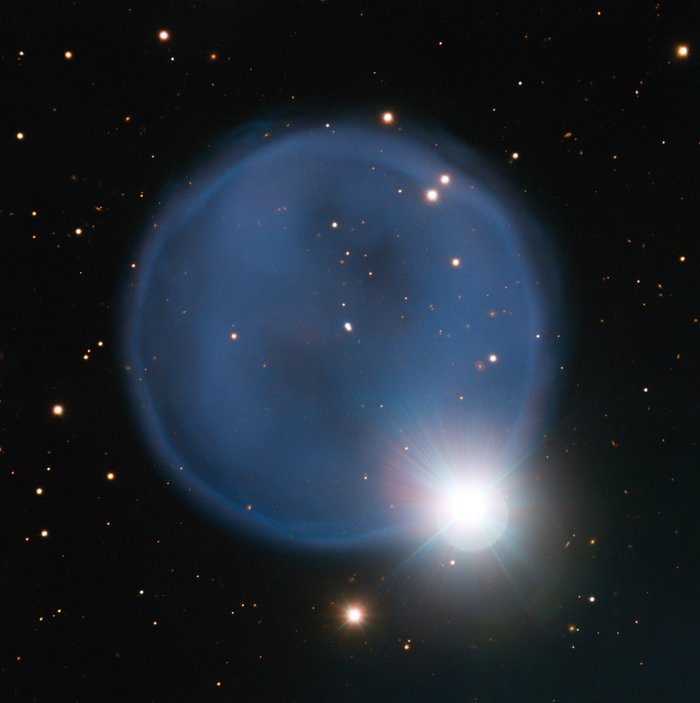 ESO:n VLT-teleskoopin taltioima planetaarinen sumu Abell 33
