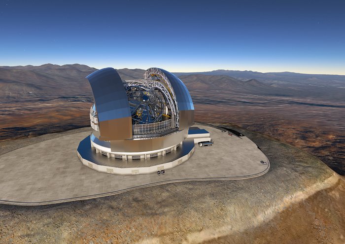 ESO zet handtekening onder grootste contract in de geschiedenis van de astronomie op vaste grond voor koepel en telescoopstructuur van de E-ELT