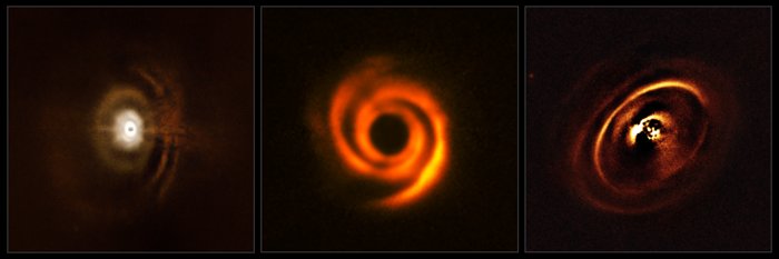 Protoplanetary discs observed with SPHERE