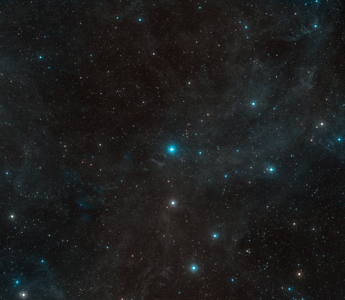 Os arredores da estrela HR 8799