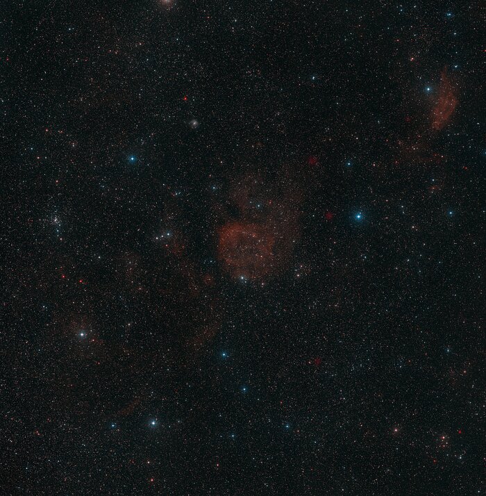 Le ciel autour de la nébuleuse Sh2-284