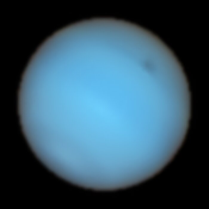 Luonnollinen Neptunuksen kuva VLT:n MUSE:n ottamana