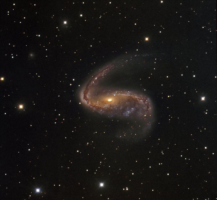 Distorted galaxy NGC 2442