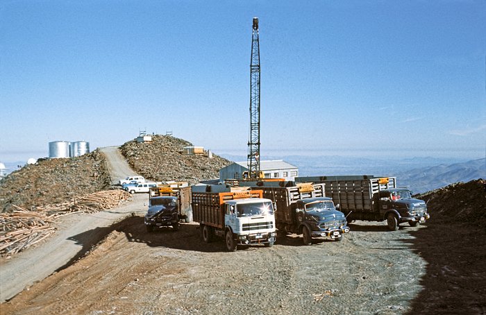 Construcción del telescopio de 3,6 metros de ESO