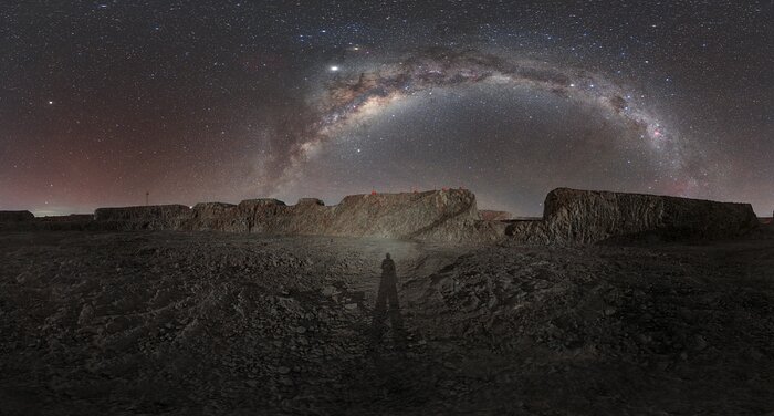 The Milky Way above the ELT site
