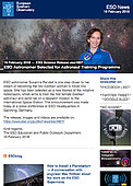 ESO — Une astronome de l’ESO sélectionnée pour suivre le programme d’entraînement des astronautes — Science Release eso1807fr-be