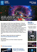 ESO — Død stjerne omgivet af lysende skær — Photo Release eso1810da