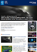 ESO — El VLT de ESO ve a `Oumuamua tomando impulso — Science Release eso1820es