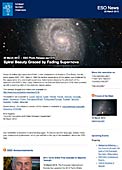 ESO Photo Release eso1315fi - Hämärtyvän supernovan kruunaama spiraalikaunotar