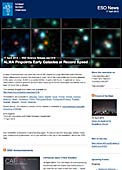 ESO Science Release eso1318fr-be - ALMA détecte des galaxies primordiales à une vitesse record 