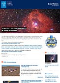 ESO Photo Release eso1413fr-be - Une étude teintée de rouge