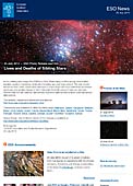 ESO Photo Release eso1422es-cl - La vida y muerte de estrellas hermanas 