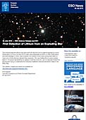 ESO — Primera detección de litio proveniente  de la explosión de una estrella — Science Release eso1531es-cl