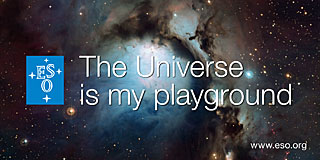 Sticker: The Universe is my playground