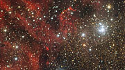 Zoom na direção do enxame estelar NGC 6604