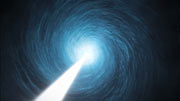 Rappresentazione artistica del quasar 3C 279
