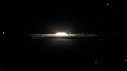 Simulovaný pohled na Galaxii