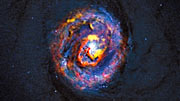 Zoom sur la galaxie active NGC 1433