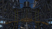 Otevírání štěrbiny kopule dalekohledu E-ELT