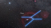 Zoom sobre a imagem VISTA da Messier 78