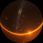 Fulldome video af TRAPPIST-1 systemet