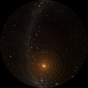 El sistema planetario TRAPPIST-1 visto desde arriba (fullldome)