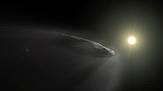 Animación de la desgasificación de 'Oumuamua