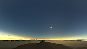 Objecten aan de hemel tijdens de totale zonsverduistering boven La Silla (Engelstalig)