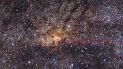 Panorâmica sobre a região central da Via Láctea