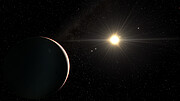 Vizualizace planetárního systému TOI-178