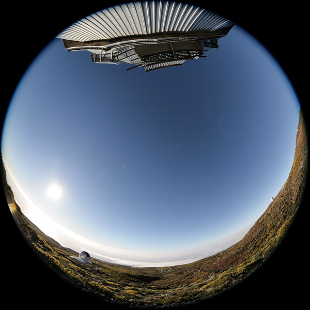 Fulldome sunset time-lapse at Observatorio del Roque de los Muchachos