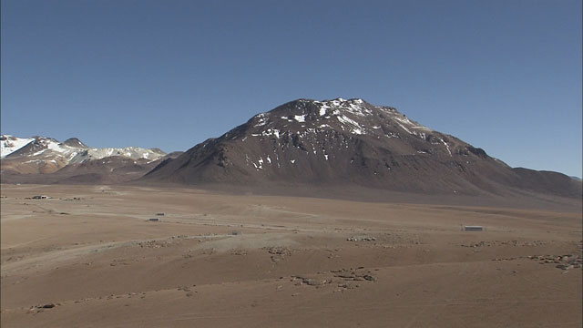 The ALMA array at the Chajnantor plane (part 3)