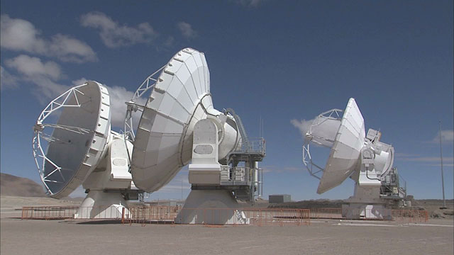 ALMA antennas at Chajnantor