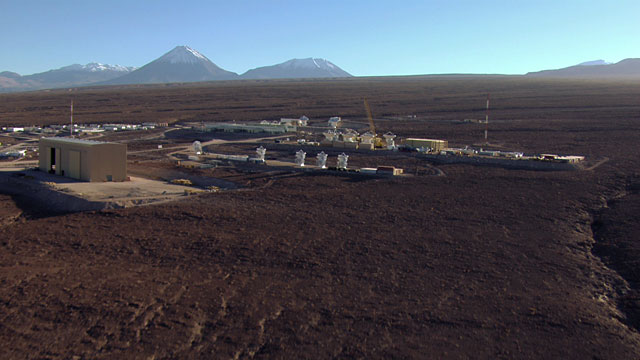 Aerial view of the ALMA OSF - 2