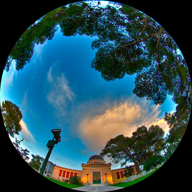 Cielos despejados sobre el Observatorio Nacional de Atenas