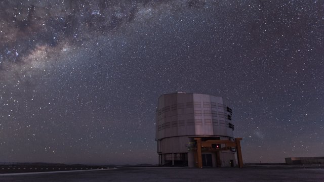 An evening time-lapse at Paranal