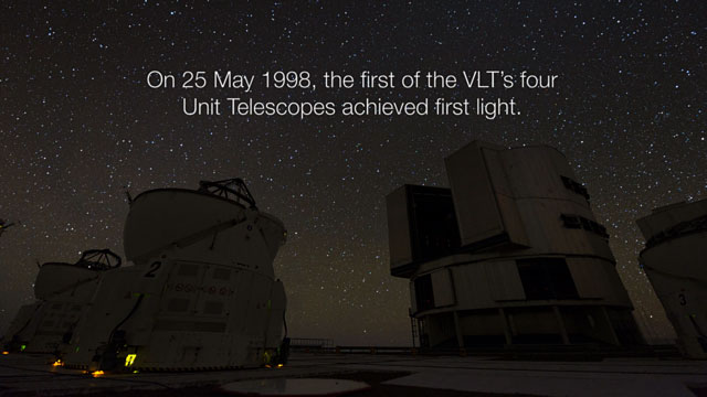 Le VLT de l'ESO célèbre 15 années de succès