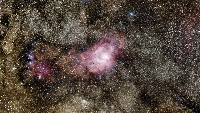 Zoom sulla nuova immagine della Nebulosa Laguna dal VST